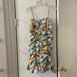 🍑Harvest Fruits Corset Mini Dress